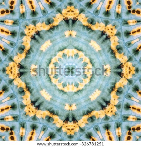 Abstract background pattern made from tie dye fabric, endless pattern