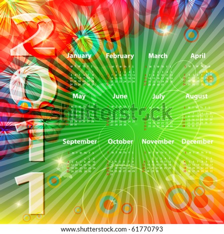 yearly calendar template 2011. YEARLY CALENDAR 2011 TEMPLATE
