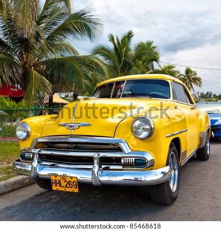 HAVANA-SEPTEMBER 26 Classic Chevrolet September 26 2011 in Havana Cuba Under the current law that the government plans to change before 2012 Cubans can only trade cars that were on the road before 1959 HAVANA-SEPTEMBER 26 Classic Chevrolet September 26 2011 in Havana Cuba Under the current law that the government plans to change before 2012 Cubans can only trade cars that were on the road before 1959