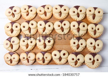 Children's party idea - owl cookies