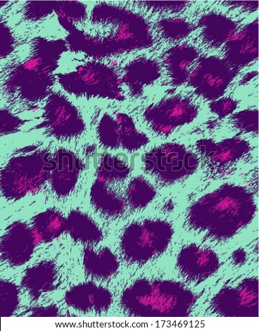 Leopard / Cheetah Skin Seamless Pattern, Animal Background, Vector Illustration