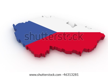 maps of czech republic. map of Czech republic in