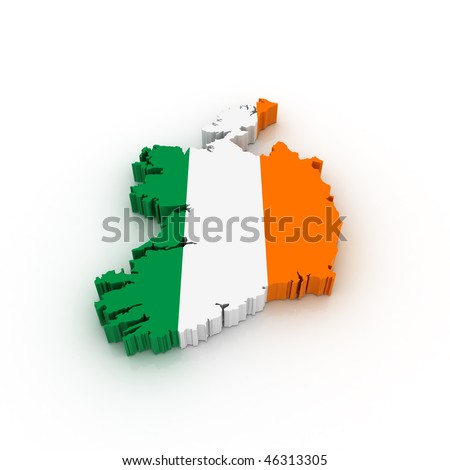 map of ireland in irish language. map of Ireland in Irish
