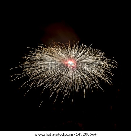 Fireworks in a festival of Catalonia , Spain