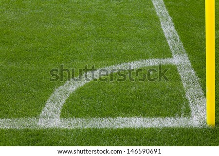 corner shelf football pitch