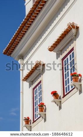 Sunny window sill in Portugal