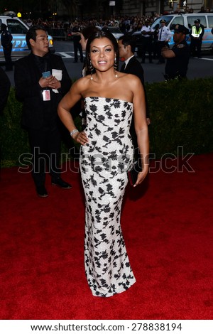 New York, NY  Monday May 04, 2015: Taraji P Henson attends \'China: Through The Looking Glass\' Costume Institute Gala, held at the Metropolitan Museum of Art in New York City, New York.
