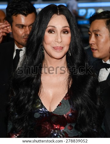 New York, NY  Monday May 04, 2015: Cher attends \'China: Through The Looking Glass\' Costume Institute Gala, held at the Metropolitan Museum of Art in New York City, New York.