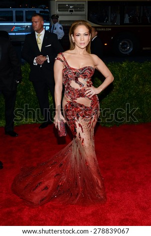 New York, NY  Monday May 04, 2015: Jennifer Lopez attends \'China: Through The Looking Glass\' Costume Institute Gala, held at the Metropolitan Museum of Art in New York City, New York.