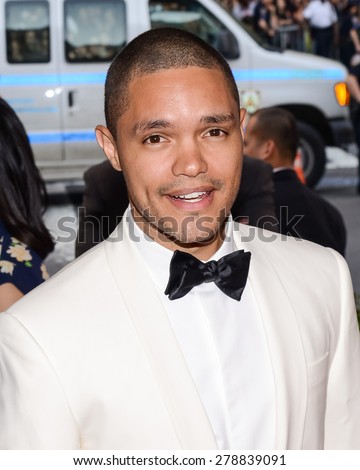New York, NY  Monday May 04, 2015: Trevor Noah attends \'China: Through The Looking Glass\' Costume Institute Gala, held at the Metropolitan Museum of Art in New York City, New York.