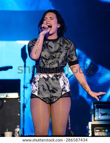 Saturday June 6, 2015 - Citi Field, Queens, New York, USA - Demi Lovato performs live in concert at Digifest