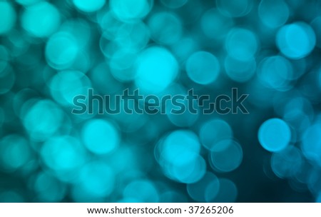 Blue Abstract Lights. Unfocused Light background Series.