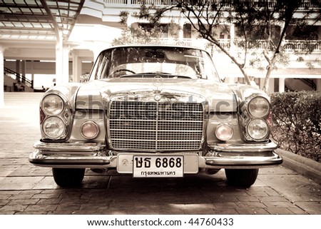 stock photo HUA HIN DECEMBER 19 Mercedes Benz W108 250S 1965