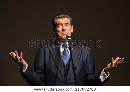 MOSCOW, RUSSIA, September, 10: Actor Pierce Brosnan. Premiere of the movie \