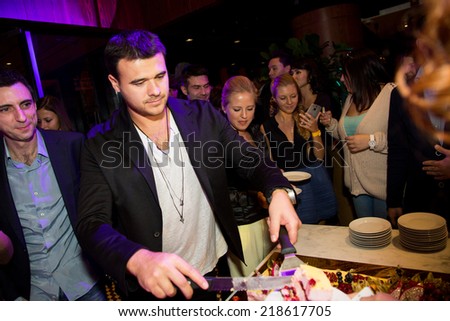MOSCOW, RUSSIA, September, 20: Vice-President Crocus Group Emin Agalarov. Opening Restaurant Afterparty, September, 20, 2014 at Vegas Shopping Mall in Moscow, Russia