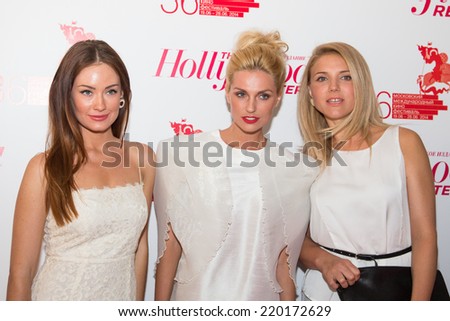 MOSCOW - JUNE, 25: . White party Hollywood Reporter Magazine at River restaurant, June 25, 2014 in Moscow, Russia