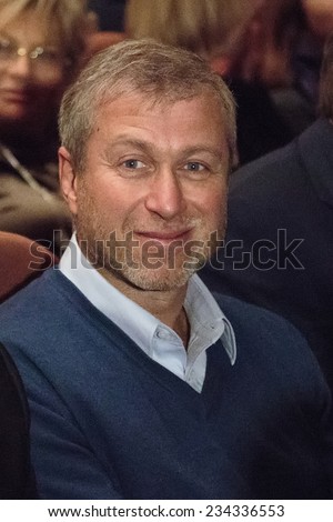 MOSCOW - NOVEMBER, 26: Chelsea football club owner  Roman Abramovich. Festival of  Contemporary choreography \