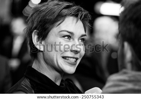 BERLIN, GERMANY - FEBRUARY 05: Christiane Paul. Nobody Wants the Night, Opening Night premiere  65th Berlinale International Film Festival at Berlinale Palace on February 5, 2015 in Berlin, Germany