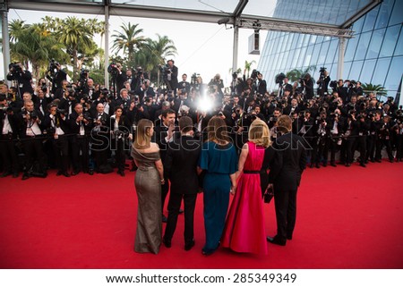 Film team.Opening Ceremony \'La Tete Haute\' Premiere. 68th Annual Cannes Film Festival at Palais des Festivals on May 13, 2015 in Cannes, France.