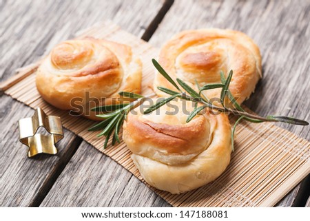 Pastry With Cheese And Rosemary