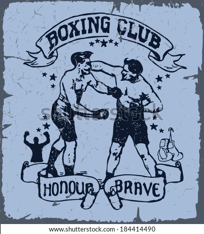Boxing T-Shirt Print Boxing T-Shirt Print