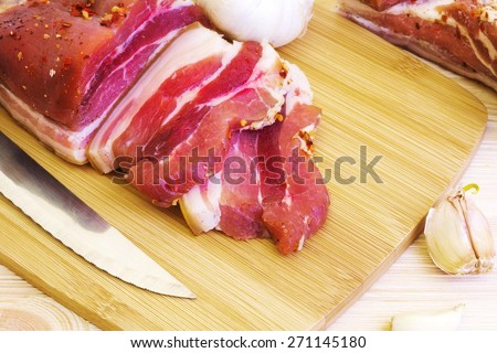 Juicy meat in large pieces