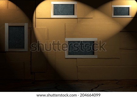 Background of paper wall with chalkboard texture