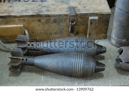 mortar shells