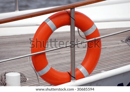 red life buoy