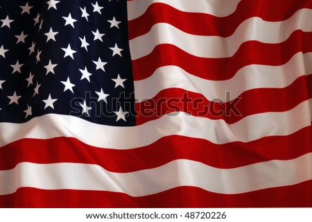 american flag background with eagle. stock photo : American Flag