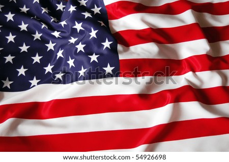 american flag clip art. stock photo : American Flag as