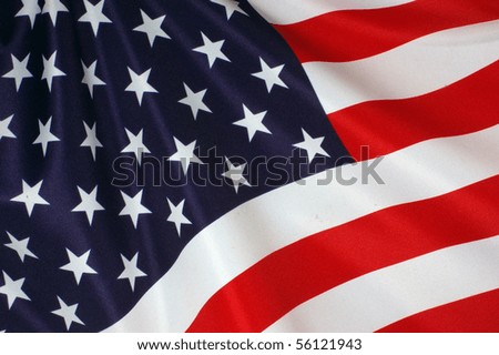 american flag clip art. stock photo : American Flag as