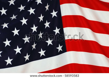 waving american flag clip art. stock photo : American Flag as