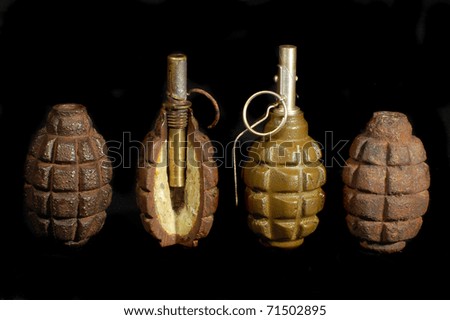 Soviet hand grenade of WW2