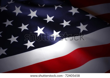 stock photo US Flag