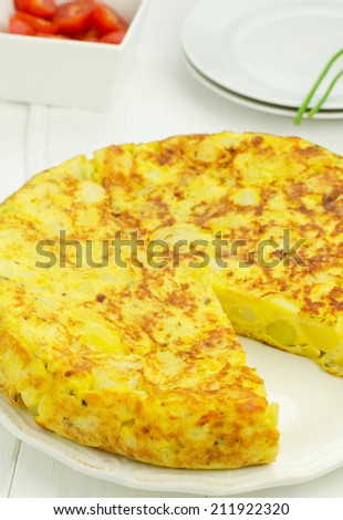 Spanish potato tortilla