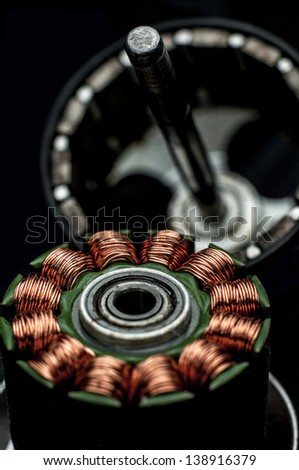 Electrical motor from inside