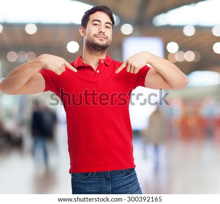 chinese man pointing himself