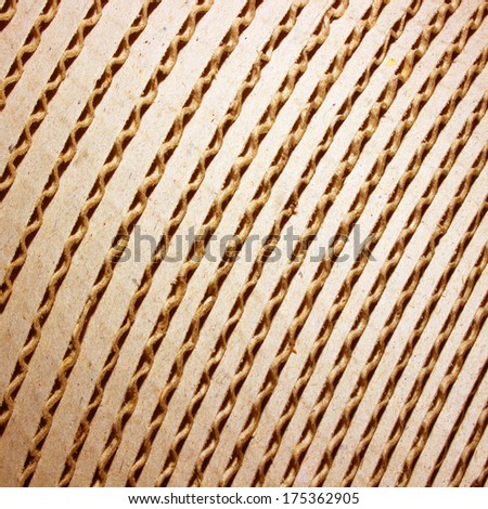 Roll of corrugated cardboard