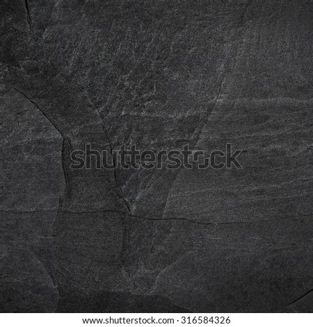 Dark black slate background or texture.