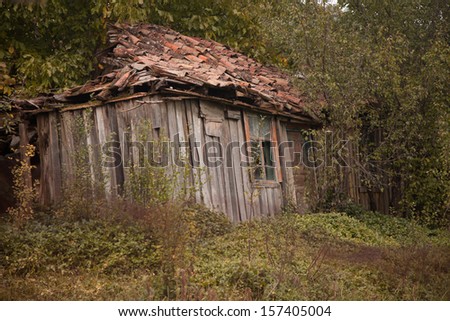 Old shack. Building exterior