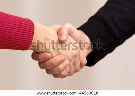 handshake between common people