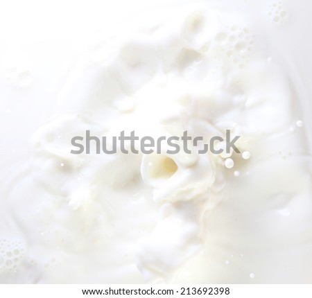 High resolution beautiful splash of natural milk. Can be used as background