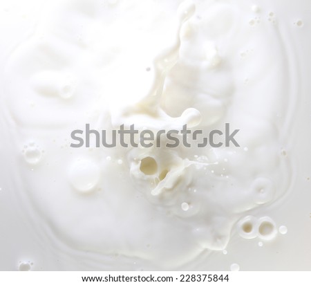 Splash of natural milk. Can be used as background