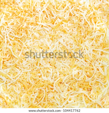 Shredded Colby and Monterey Jack mix for food background