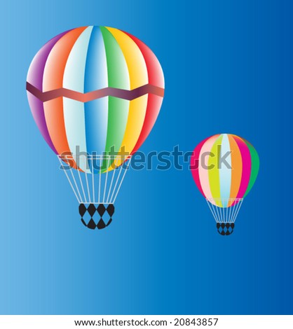 vector hot air balloon