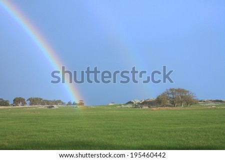 Double Rainbow Over Dog Rocks