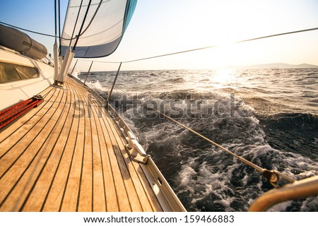 Yacht, sailing regatta. Luxury yachts.