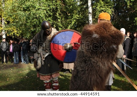 TOMSK, RUSSIA - SEPTEMBER 20: Youth regional festival of medieval culture \