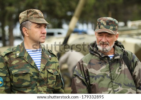 BUDIHINO, RUSSIA - AUG 26, 2010: During Command post exercises with 98-th Guards Airborne Division in Kostroma region.